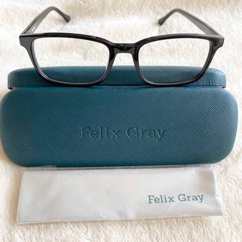 Felix Gray Black Unisex Blue Light Glasses